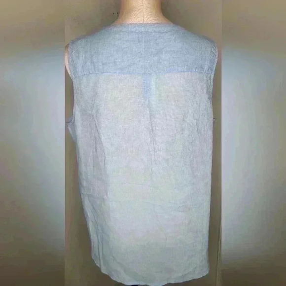 Talbots NWT New Womens Petite Extra Large Cotton Sleevless Top PXL - Picture 5 of 8